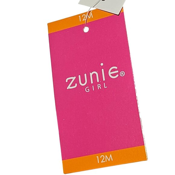 Zunie Girl Multicolor Striped Smock Dress Size 12M 2 Piece Bottom - Picture 4 of 5